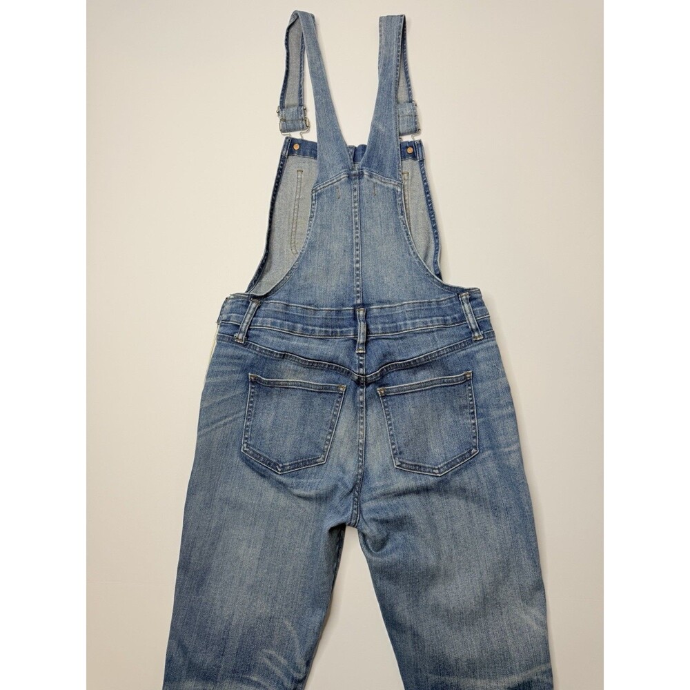 Madewell Denim Overalls Women’s Small Distressed Skinny Blue Bib Dungarees - Picture 7 of 9